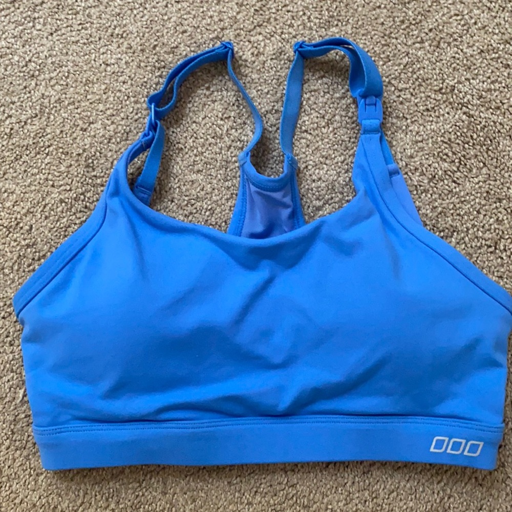 NWT Blue Lorna Jane Nursing Sports Bra - Small